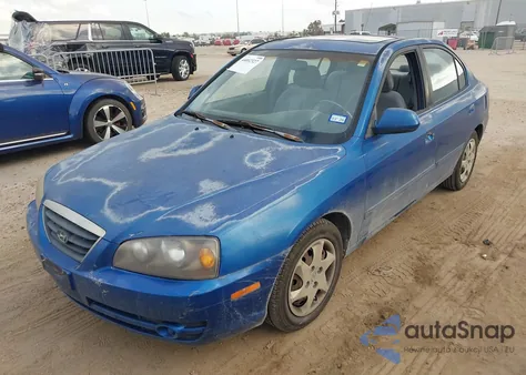 2005 Hyundai Elantra Gls/Gt из США, поврежденный, VIN KMHDN46D75U023713
